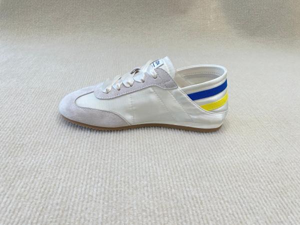 Quality Women flat satin sneakers with lace-up and breathable with lace shoelace in summer for sale