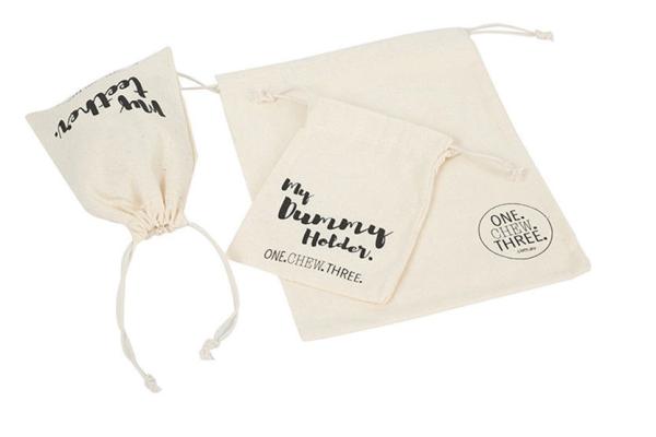 Quality Small Pull String Bags Cotton Canvas Material Made With Custom Logo for sale