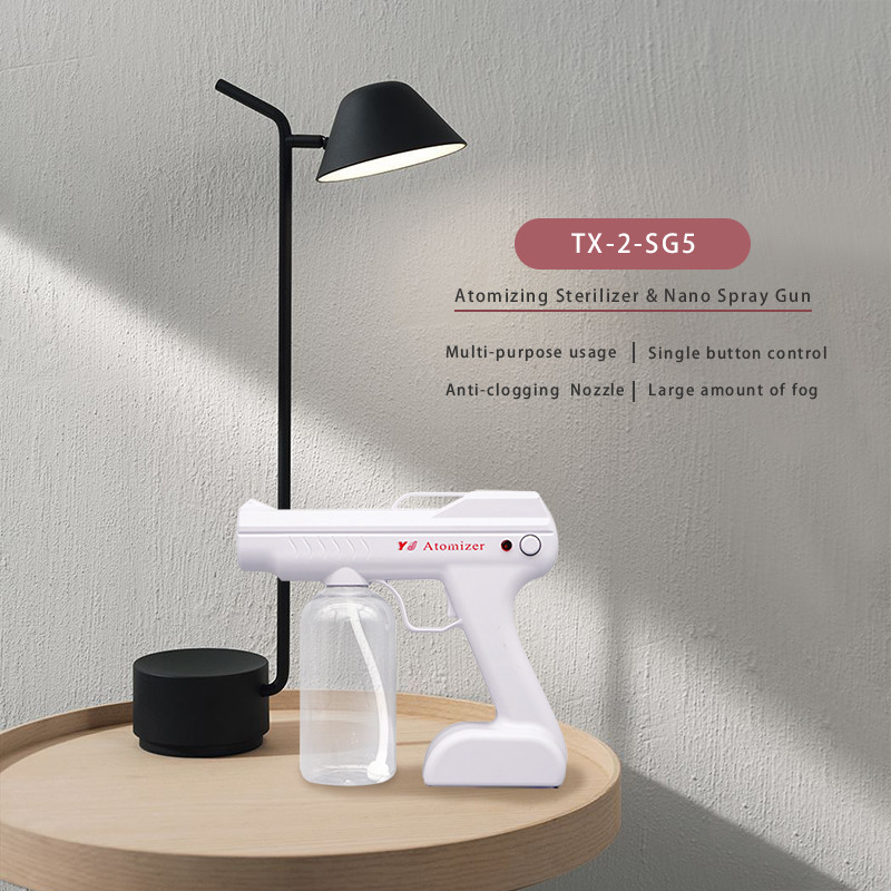 Multi-purpose Usage Disinfection Spray Gun Android Charging Jack Anti-blocking Design