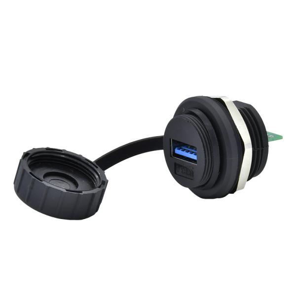 Quality Type C Male 8pin Waterproof USB Connector Panel Mount 3.0 Micro USB B Connector PCB for sale