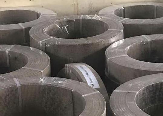 Quality Flexible Woven Brake Roll Lining , Durable Friction Lining Material for sale