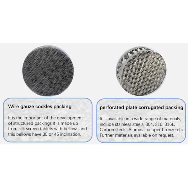 Wire Gauze Distillation Packing Round / Square High Filtering Efficiency