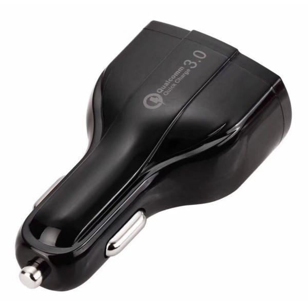 3 Port USB QC 3.0 Type C Fast Car Charger Adapter 7.1A 38g 35W