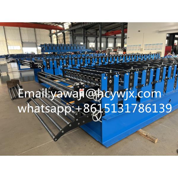 Customizable Double Deck Roll Forming Machinery For Steel