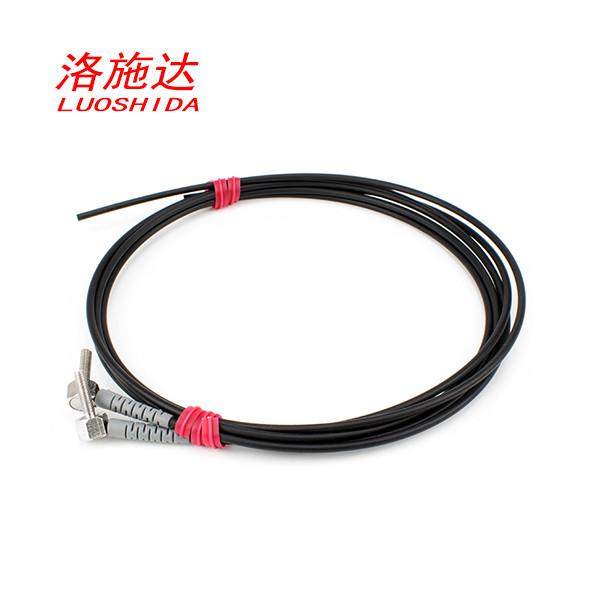 Quality RoHS M3 Fiber Optic Amplifier Sensor Elbow 90 Degree Bend Through Beam Mode Fiber Optical Sensor For Detector for sale