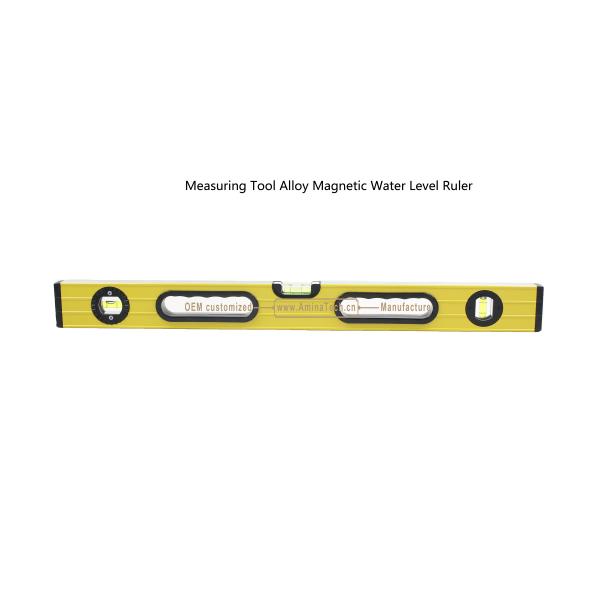 Measuring Tool Alloy Magnetic Water Level Ruler