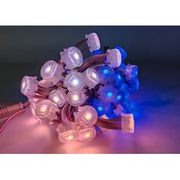23mm 12V SMD5050 IP67 Waterproof LED Point Light with 120° Beam Angle and PC Material