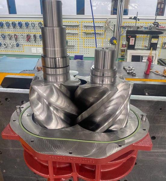 Quality Steel Atlas Copco Air End For Electric Screw Air Compressor for sale