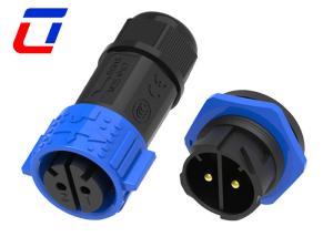 China 50A 600V Circular Cable Connectors IP67 2 Pin Waterproof Connectors on sale