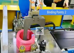 1860 PLC Automatic Coiling and Wrapping Machine at 5-25mm Flexible Cable for Packing