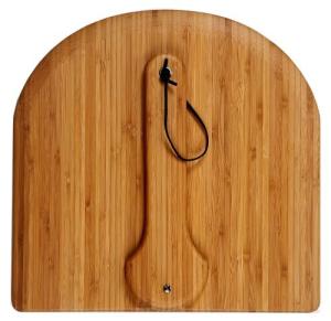 China Removable Handle Healthy Bamboo Pizza Board Fruit Tray With Customized Logo wholesale