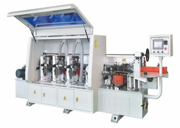 Quality High Efficiency Woodworking Edge Banding Machine With PLC Touch Screen for sale