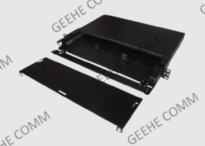 China Slide Out 1U 3 Adapter Fiber Patch And Splice Panel wholesale