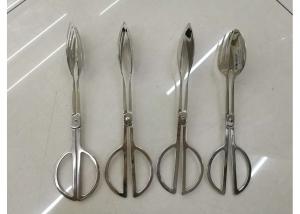 China 10'' Scissor Salad Tong 18-8 Stainless Steel, L=250MM, Commercial Buffet Supplies wholesale