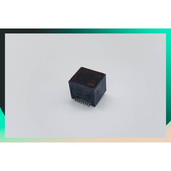 Small RJ45 Modular Jack Vertical Shielded SMT With Solder Tab 8P8C Top Entry WR-MJ 634108185321