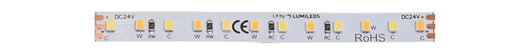 Flexible Tunable White LED Strip Light CCT Color Changing Side Emitting 315 24V For Stairs