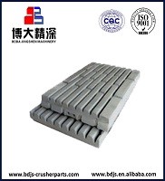 All over the world Sale Mining Equipment Parts Concave and Mantle for Crusher Wear