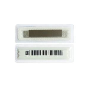 China 50 X 13 X 2mm Waterproof Bar Code EAS 58KHz Security AM Soft Label wholesale
