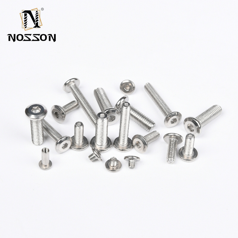 Metric Stainless Steel Countersunk Hex Socket Head Screw for Machine in Steel Material M6 M8 M10