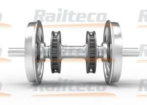 Freight Wagons Railroad Wheels And Axles Good Mechanical Properties