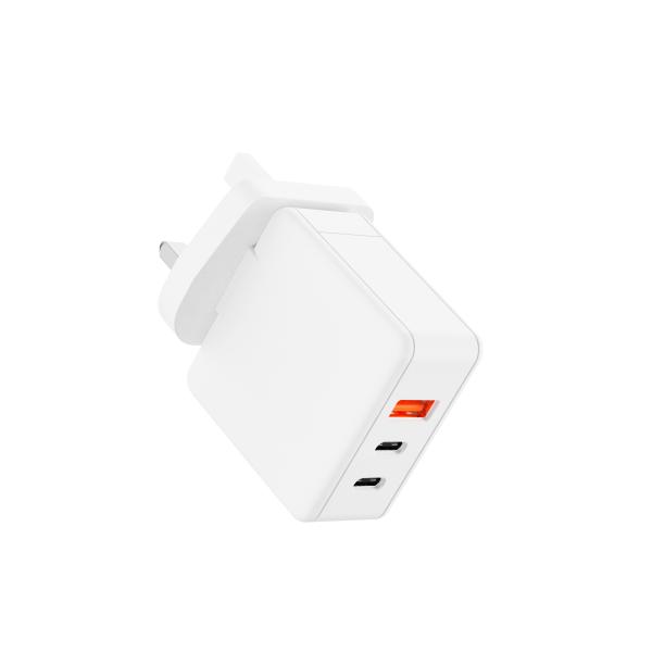 Quality PC fireproof USB-1A2C high quality 65W GaN PD fast charger for phone for sale