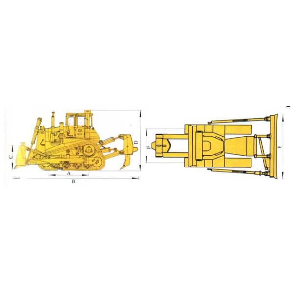 ISO 220HP Hydraulic Control Diesel Engine Crawler Dozer Machinery for Engineering Construction