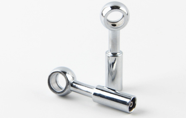 M10*1 Chromed Brake Hose Banjos For Motorcycle Use