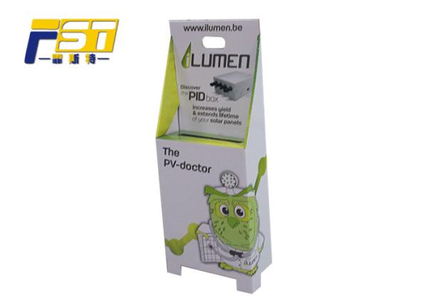 Quality CMYK Printing Cardboard Paper Trolley Box Easy Assembled With Handles For Advertising for sale