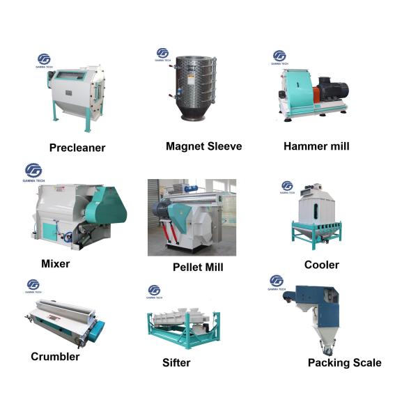 6mm 8mm 3tph Chicken Feed Pellet Machine Sheep Duck Feed Machine