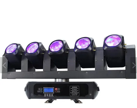 RGB/RGBW 5 Heads Fatter Scan Laser Light 300w TTL Modulation Mode