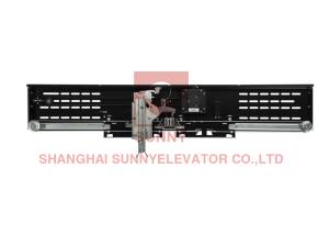 Premium Two Panels Center Opening Elevator Cabin Door Smooth Automatic Operation