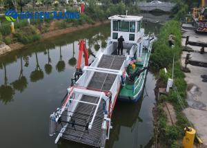 China Floating Salvage Collection Trash Skimmer Vessel With Automatically Unloaded wholesale