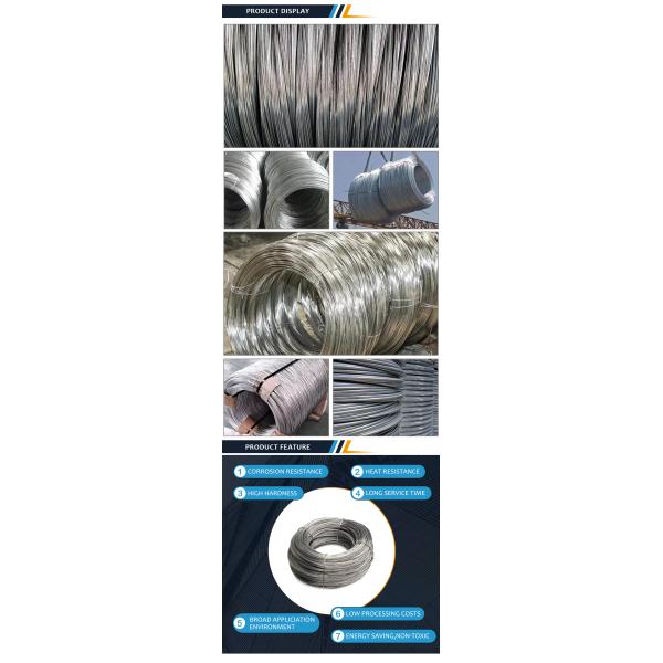 201 304 316 10mm Stainless Steel Wire Rope Galvanized Steel Wire