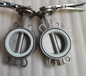 Customized DN200 Stainless Steel Wafer Butterfly Valve GGG50 EPDM with Certificate