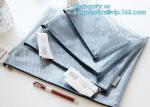 Office Stationery Plastic Mesh A5 Black File Folders with Zipper, A4 Eco