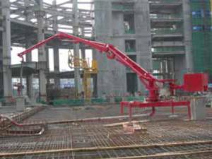 China Electrical System Spider Concrete Pump Placing Boom Wireless HG17 wholesale