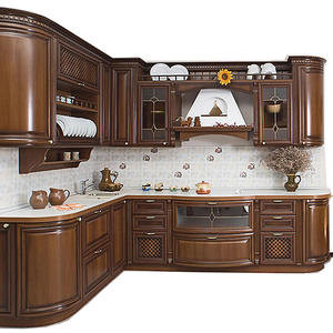 China Modular Plywood Alder Kitchen Cabinets Pantry Set Customized wholesale