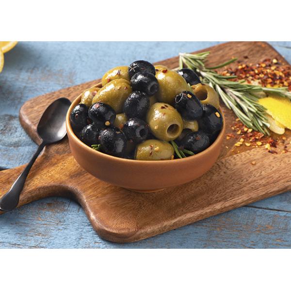 Multihead Weigher Packing Machine for Whole Olives Chopped Olives Packaging System Traysealer