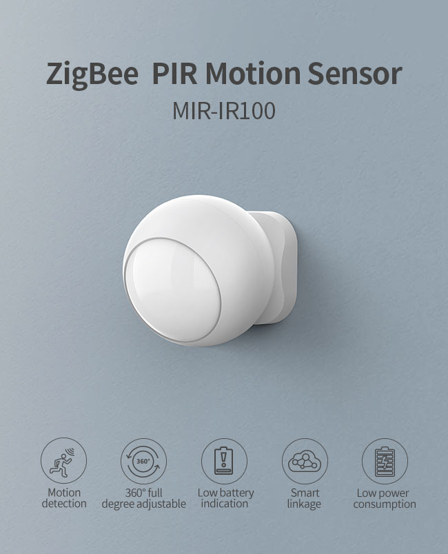 Tuya Wireless Zigbee PIR Motion Sensor Home Security Human Motion Sensor