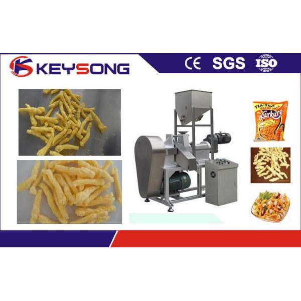 Automatic Fried Food Processing Machinery , Corn Curls Machine