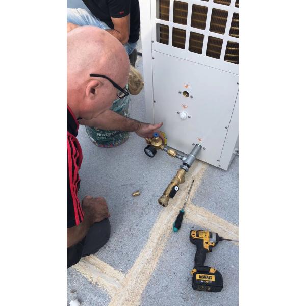 Inverter EVI Heat Pump with Low Temperature Operation, Stainless Plate Exchanger, and Inverter Compressor