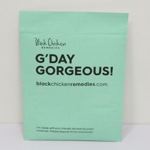 Green / Transparent Recyclable Paper Mailers 20x30cm Plant Based Paper Packaging