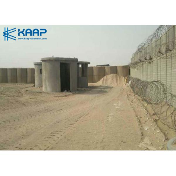 Container Welded Mesh Gabion , Gabion Basket Mesh Explosion Proof Wall