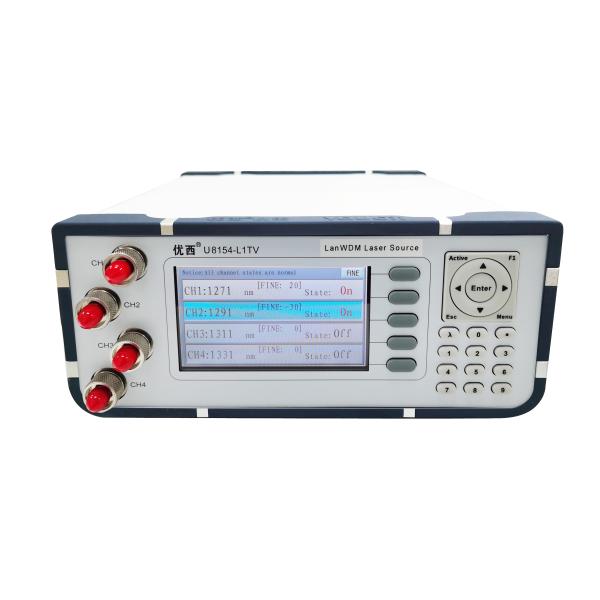 Multichannel Tunable Laser Source LanWDM Light Source Wavelength Accuracy 1.0nm 0.01dB