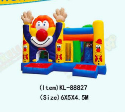 Customized Theme Inflatable Bounce House For Indoor Amusement