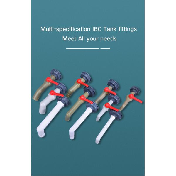 Easy-to- Farm Irrigation Plastic Valve for IBC Tank 1/2" 3/4" 1" Inch Manual Operation