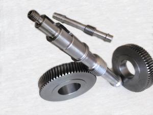 ZA Type Nodular Cast Iron Worm Wheel And Worm Shaft 1.5 Module