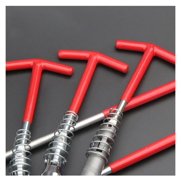 Flexible Head 14mm Car Repair Tool Spark Wrench / Plastic T Handle Spark Plug Socket Wrench