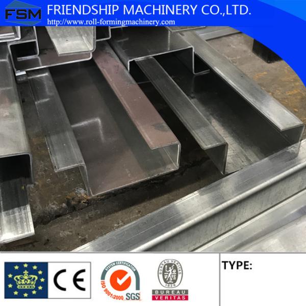 Full Automatic 3mm GI Door Frame Metal Roofing Machine Use Gearbox Driven