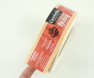 sticky label the printing as customize
